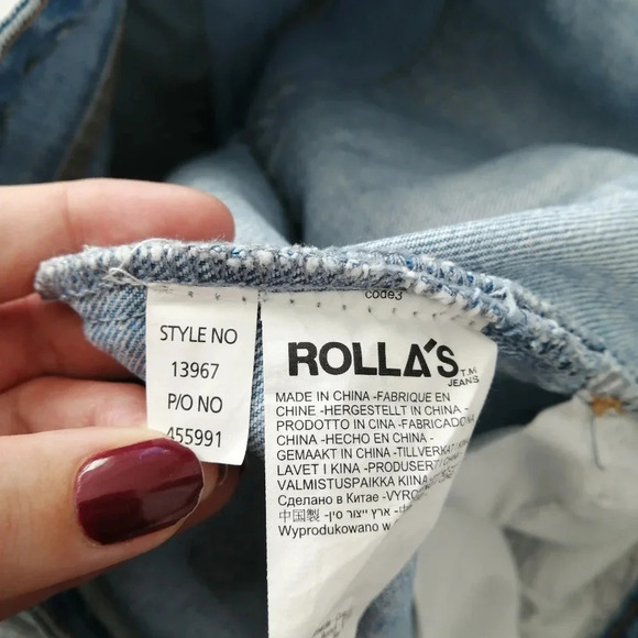 Rolla's Genie Super High Rise 80s Balloon Leg Jeans Stella Blue Size 31 (or 12) - Picture 12 of 16